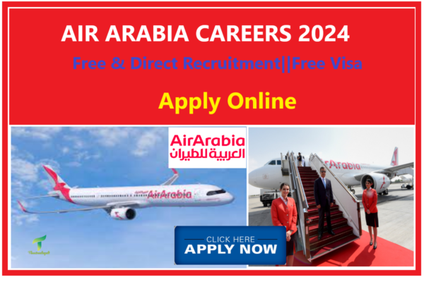 AIR ARABIA CAREERS 2024